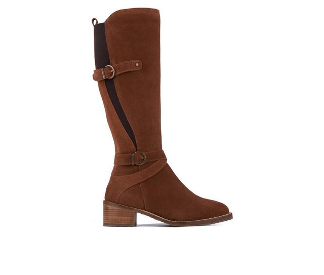 Women's Vintage Foundry Co Berenice Knee High Boots in Tan color