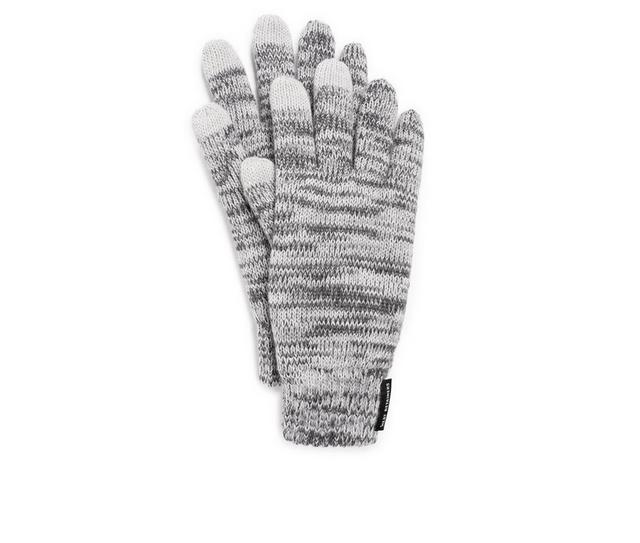 MUK LUKS Heat Retainer Acrylic Glove in Med GreyHeather color