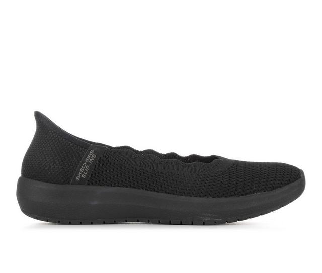 Women's Skechers 158846 Cleo Slip-Ins Flats in Black color