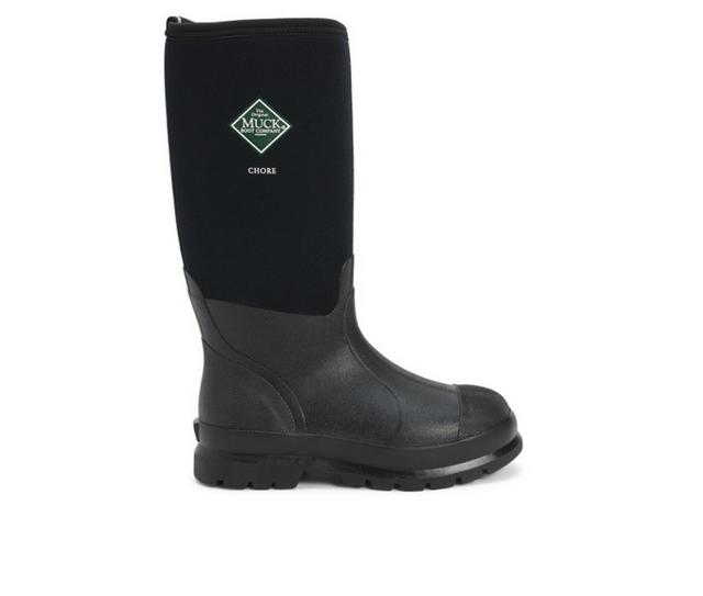 Men's Muck Boots Chore Tall Boot Work Boots in Black color