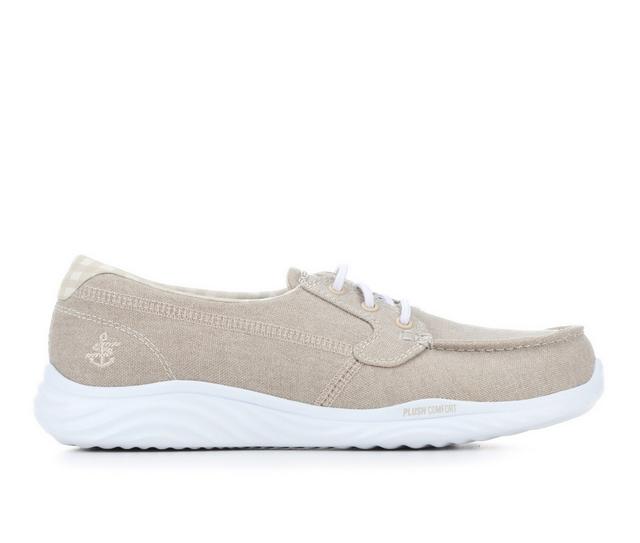 Women's Skechers Go On The Go Ideal 137082 Boat Shoes in Taupe/White color