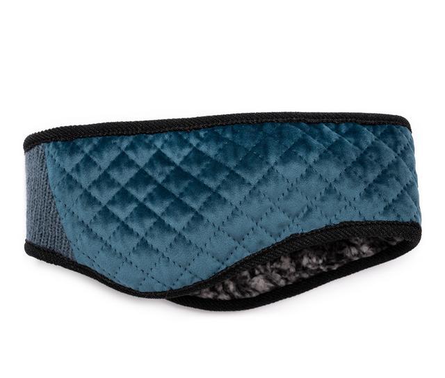 MUK LUKS Polar Headband in Teal color