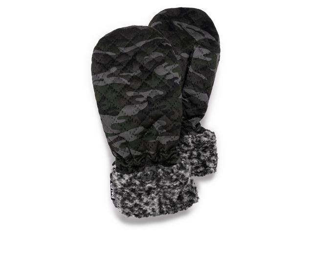 MUK LUKS Quilted Mitten in Camo color