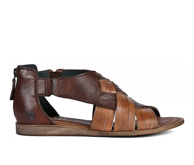 Women's ROAN by BED STU Alacrity Gladiator Sandals in Almond Pecan color