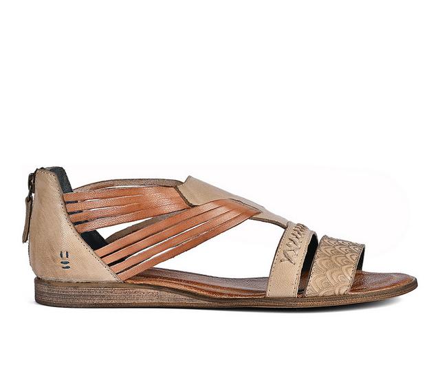 Women's ROAN by BED STU Alumnus Sandals in Oats Pecan color