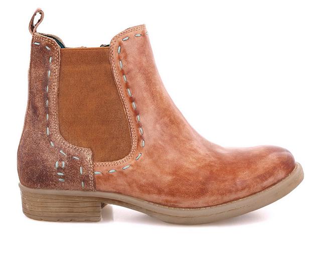 Women's ROAN by BED STU Hostile Chelsea Booties in Pecan color