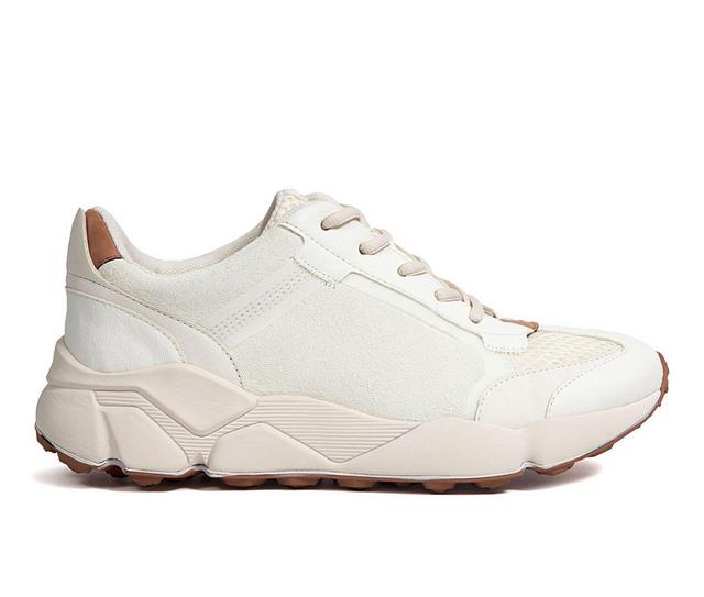 Women's JBU Silene Sneakers in Bone/Tan color