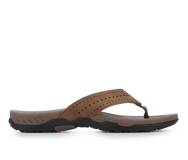 Men's Hammer Head Zale Flip-Flops in Brown color