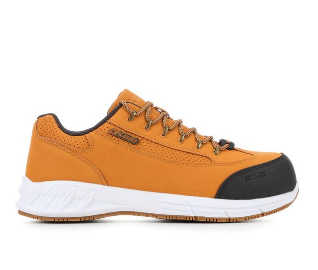 Men's Lugz Express CT Work Shoes in Wheat/White color