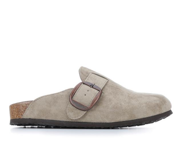 Women's Madden Girl Prim Clogs in Taupe Fabric color