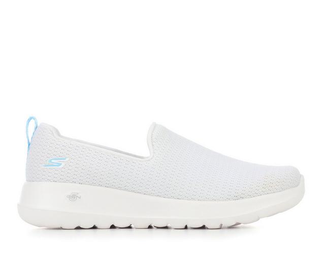 Women's Skechers Go 124637 Go Walk Joy Slip-On Sneakers in White/Blue color