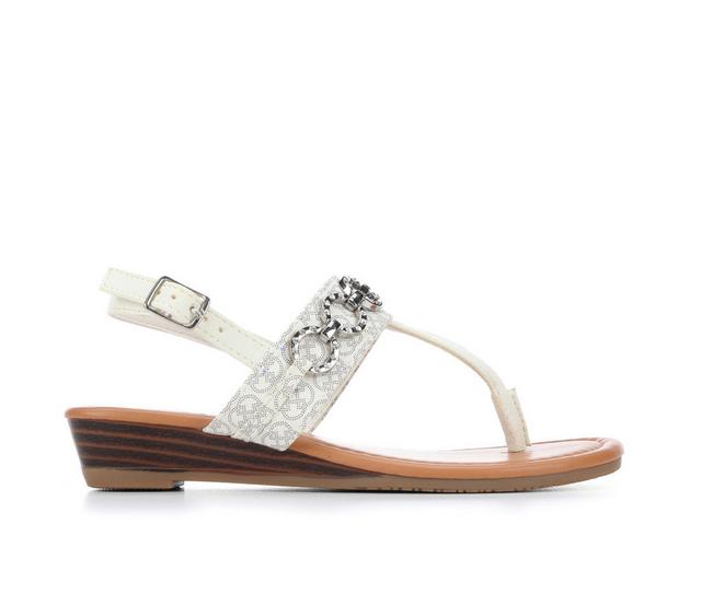 Girls' Daisy Fuentes Gesty-G 13-5 Sandals in White color