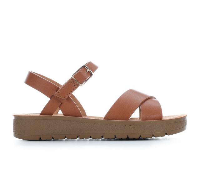 Girls' Soda Little Kid & Big Kid Chester-IIS Sandals in Brown color