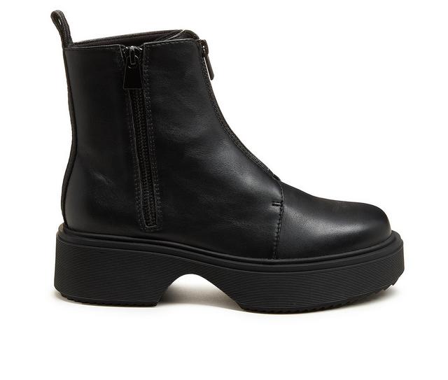 Women's Rocket Dog Blaze Platform Booties in Black color