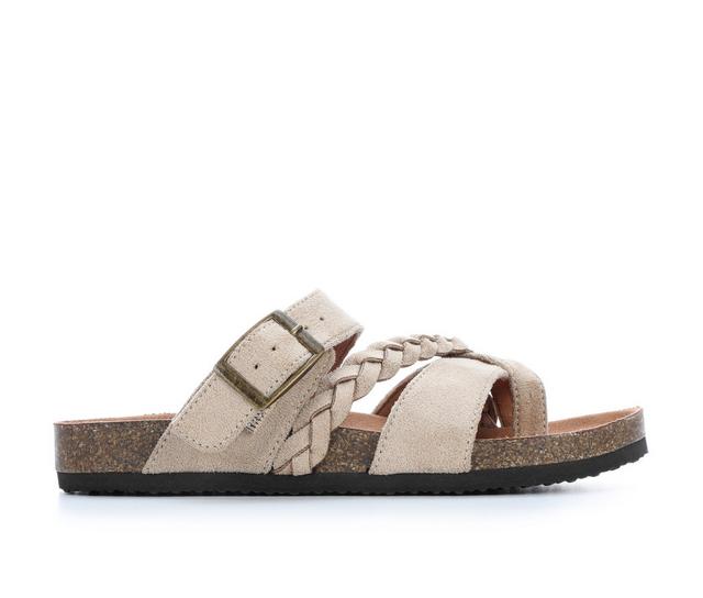 Girls' White Mountain Little Kid & Big Kid Gramma Footbed Sandals in Sandalwood color