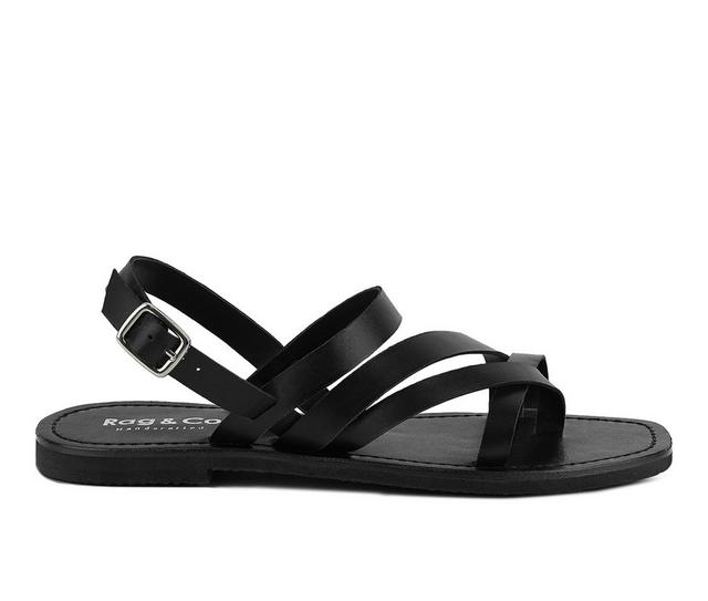 Women's Rag & Co Sloana Sandals in Black color