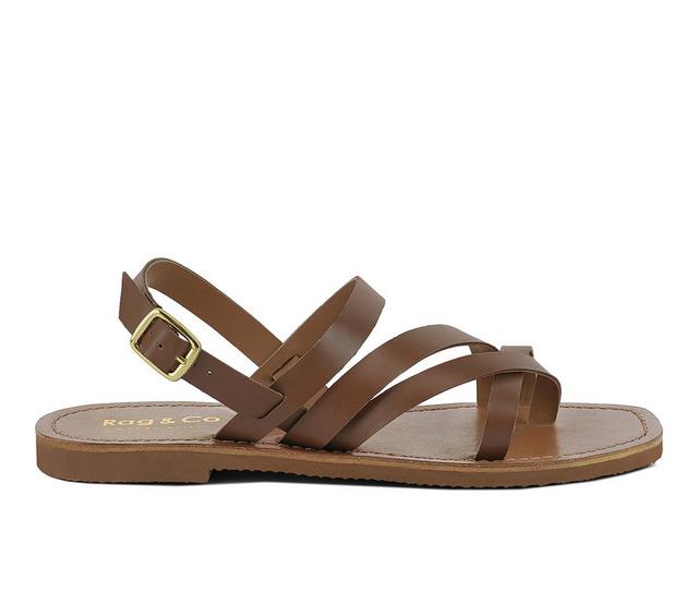Women's Rag & Co Sloana Sandals in Tan color
