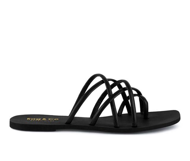 Women's Rag & Co Sweetin Sandals in Black color