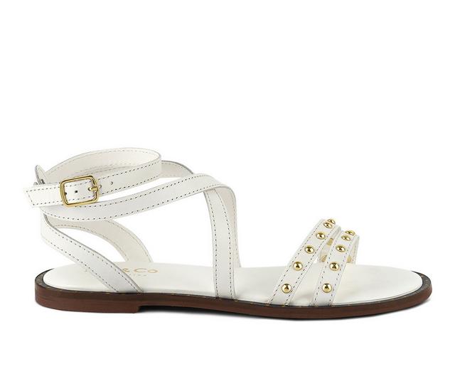 Women's Rag & Co Carriane Sandals in Off White color
