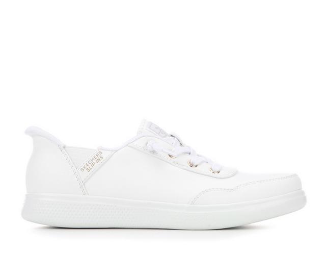 Women's BOBS 114812 Skip Cute Slip-ins Sneakers in White color