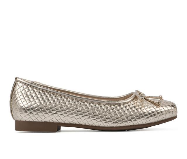 Women's Cliffs by White Mountain Bessy Flats in Pale Gold color