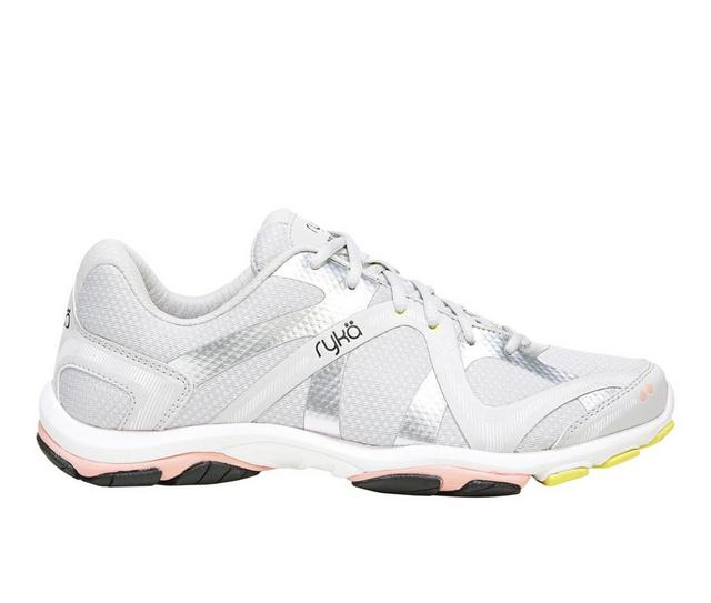 Women's Ryka Influence Training Sneaker Training Shoes in Vapor Grey color