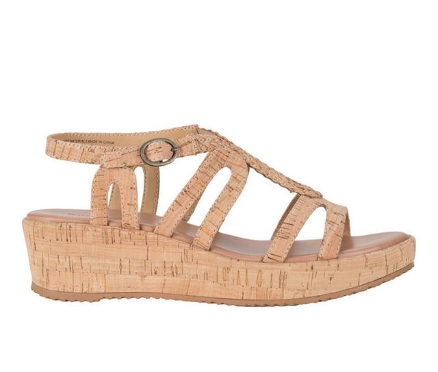 Women's Baretraps Wilma Wedges in Natural cork color