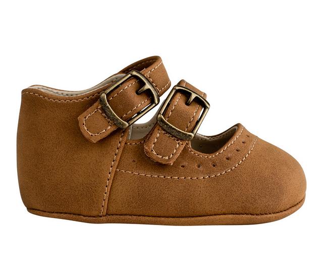 Girls' Baby Deer Infant Leah Crib Shoes in Brown color