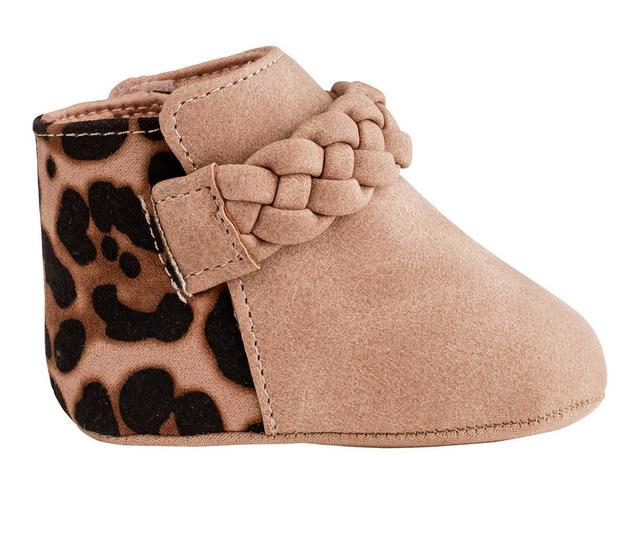 Girls' Baby Deer Infant Gabriela Crib Shoes in Blush color