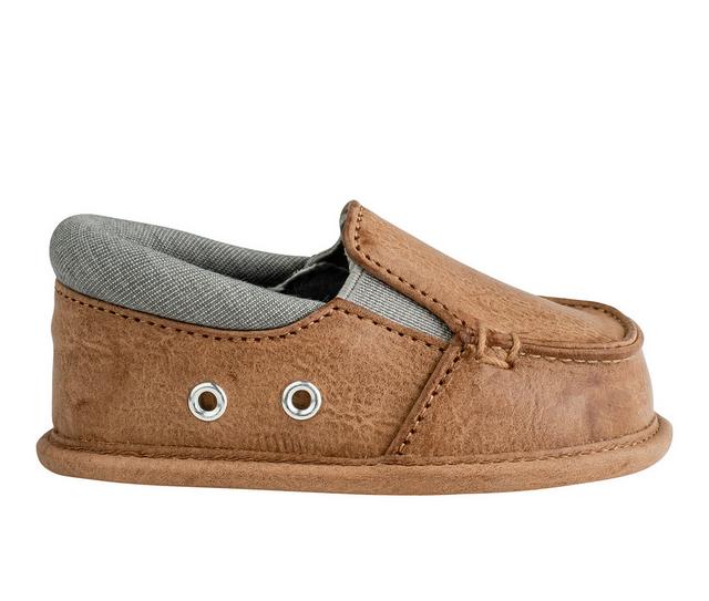 Boys' Baby Deer Infant Mason Crib Shoes in Brown color