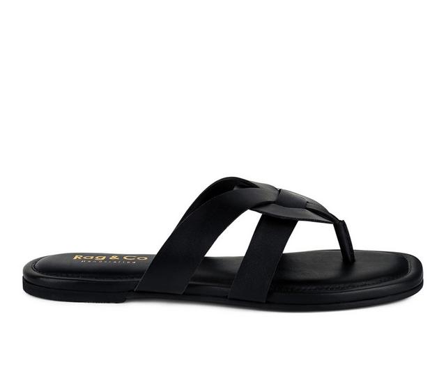 Women's Rag & Co Angeles Sandals in Black color