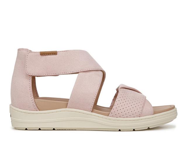 Women's Dr. Scholls Time Off Fun Sandals in Blush Pink color