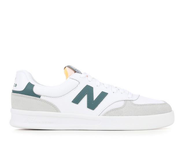 Men's New Balance CT300 Sneakers in Wht/Gry/Grn color