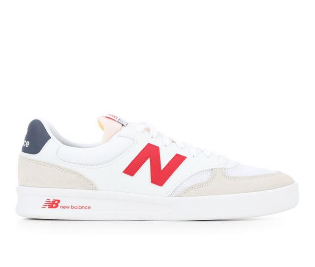 Men's New Balance CT300 Sneakers in White/Red color