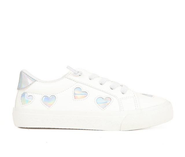 Girls' Jellypop Little Kid & Big Kid Heartland Sneakers in white color