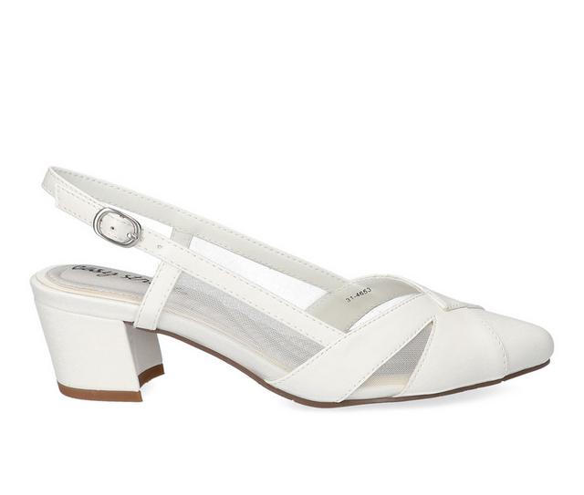 Women's Easy Street Avena Dress Sandals in White color