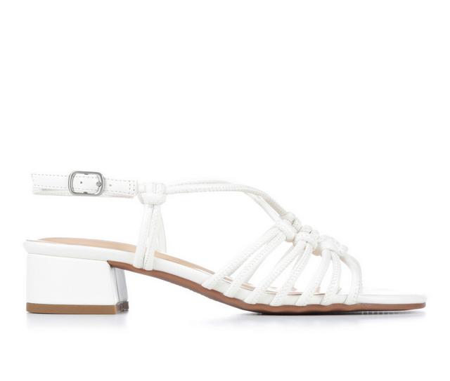 Women's Easy Street Sicilia Dress Sandals in White color