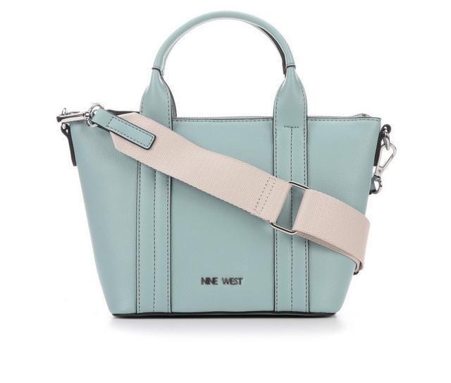 Nine West Kyndall Crossbody Handbag in Pale Aqua color