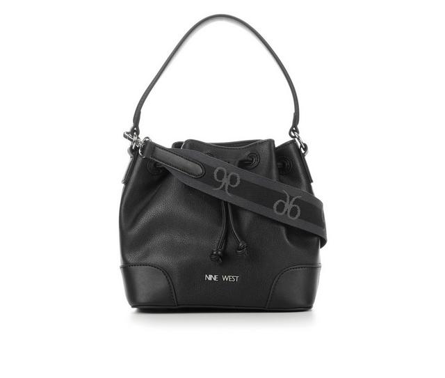 Nine West Ellis Bucket Crossbody Handbag in Black color