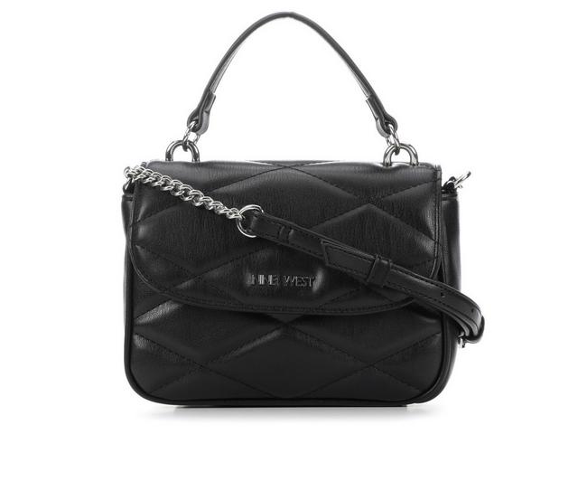 Nine West Issy Top Handle Crossbody Handbag in Black color