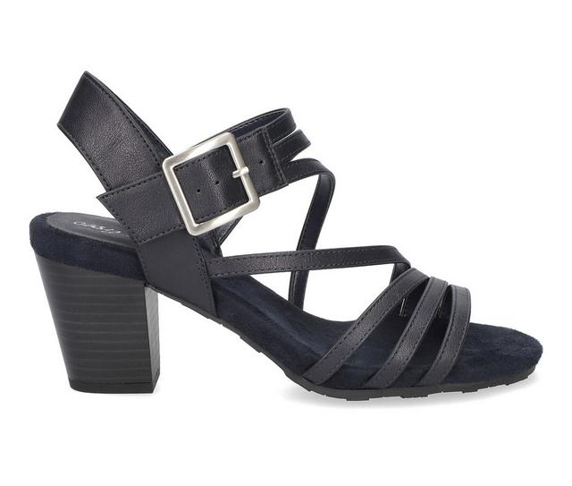 Women's Easy Street Orien Dress Sandals in Navy color