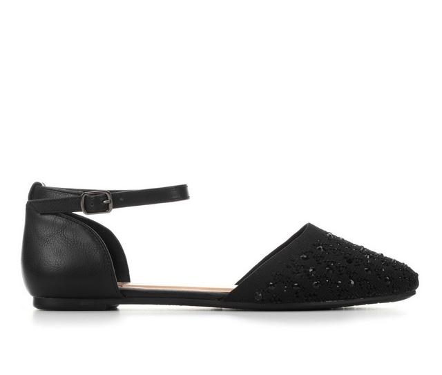 Women's Daisy Fuentes Lauriana Flats in Black color