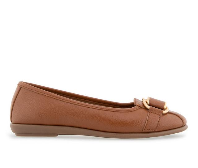 Women's Aerosoles Bentley Flats in Tan color