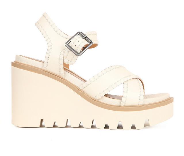 Women's MIA Cienna Wedges in Bone color