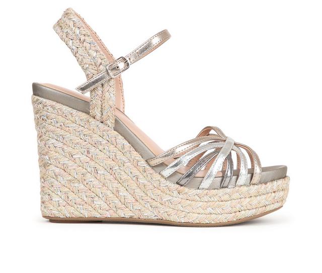 Women's MIA Anjalli Wedges in Metallic Multi color