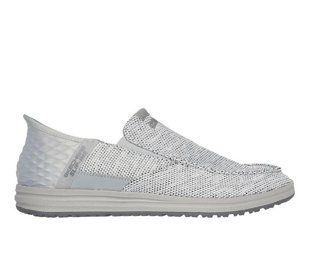 Men's Skechers 210840 Melson-Medford in Gray color