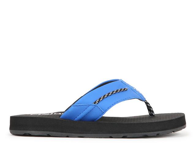 Flojos Charger Kids Stretch cord strap Flip-Flops in Blue/Black color