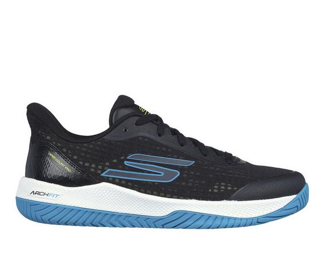 Skechers Viper Court Pro Pickleball Sneakers in Black/Blue color