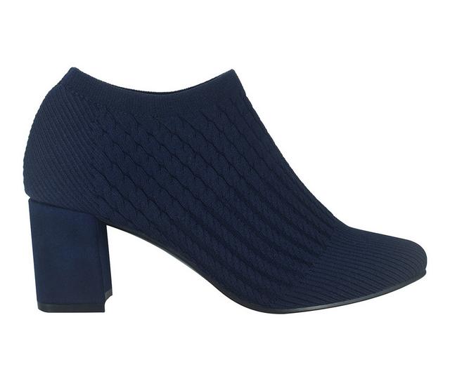 Women's Impo Nancia Heeled Booties in MIDNIGHT BLUE color
