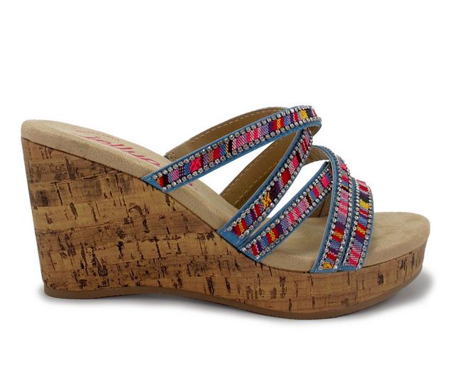 Women's Jellypop Seren Wedges in Bright Multi color